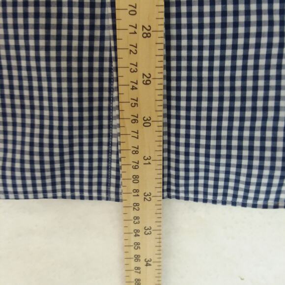 J. Crew Button Down Classic Shirt Men's XL‎ Blue & White Gingham Check Gorpcore - Picture 12 of 12